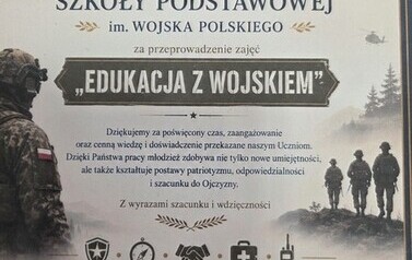 Rok szkolny 2025/2026 - Edukacja z wojskiem 4