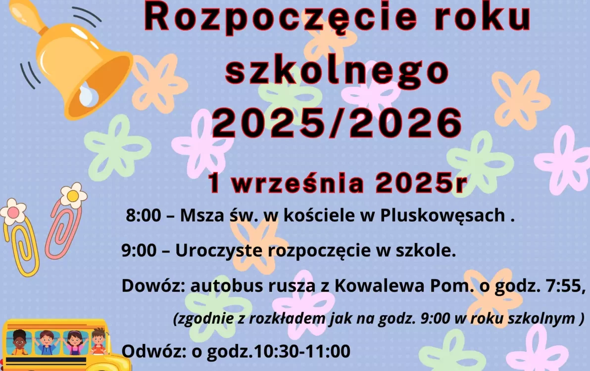 Zdjęcie do Rozpoczęcie roku szkolnego